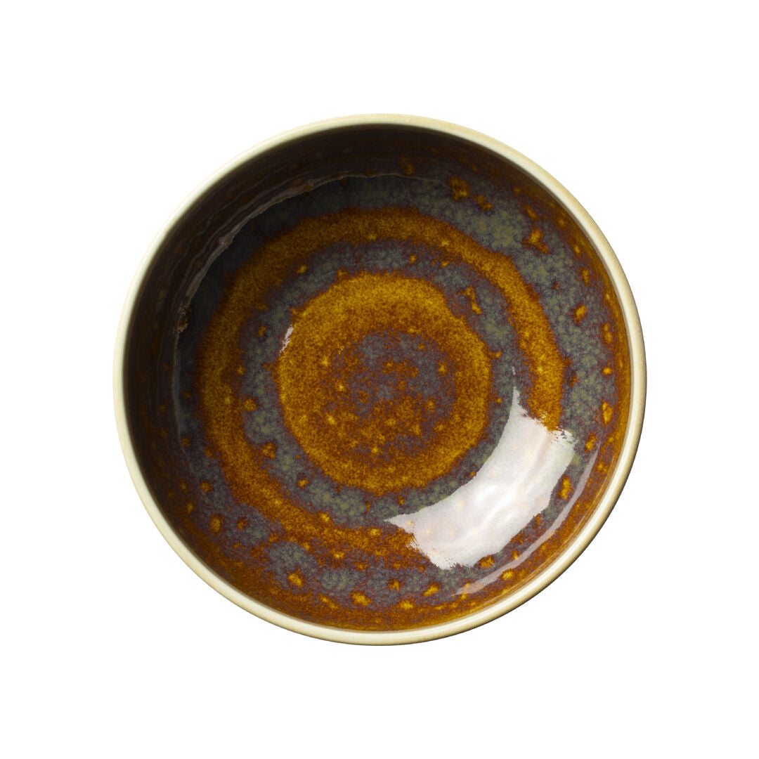 Aurora Vesuvius Amber Bowl 17.5cm 98cl (7" 34 1/2oz)