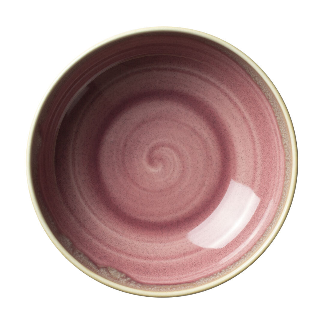 Aurora Vesuvius Rose Quartz Bowl 17.5cm 98cl (7" 34 1/2oz)
