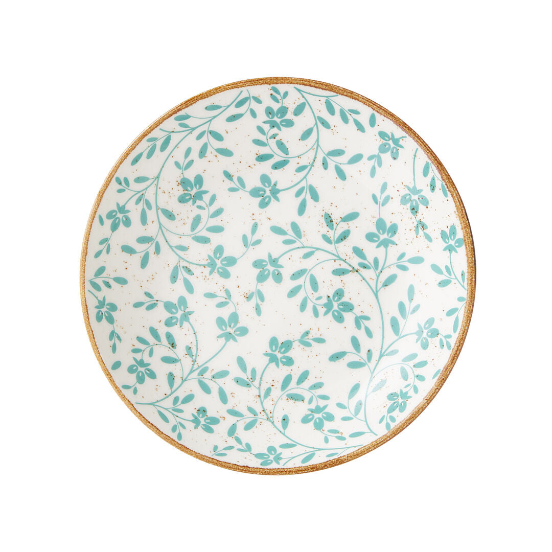 Flora Aqua Coupe Bowl 21.6cm 83.5cl (8 1/2" 29 2/5oz)