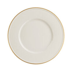 Line Gold Band Plate 27cm (Special Purchase Item Delivery Lead Time 14 Working Days)