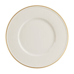 Line Gold Band Plate 29cm (Special Purchase Item Delivery Lead Time 14 Working Days)