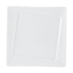 Porcelite Twist Square Plate 13cm/5" Box of 6