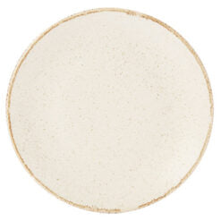 Seasons by Porcelite Oatmeal Coupe Plate 24cm pack of 6
