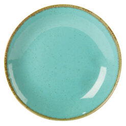 Seasons by Porcelite Sea Spray Coupe Plate 28cm/11"  Box of 6