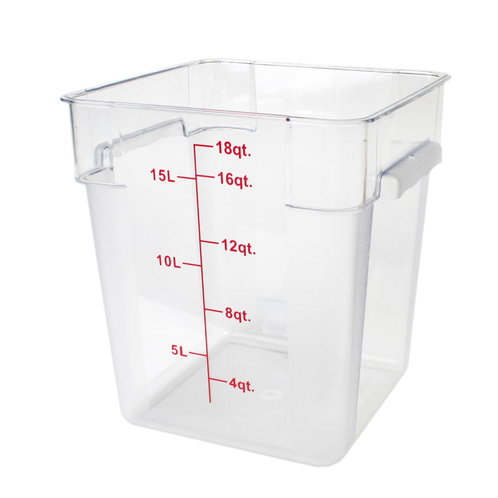 Polycarbonate Square Container 17.1 Litres
