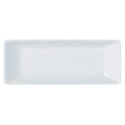 Porcelite Rectangular Serving Tray 18x7cm/7.5"x2.5" Box of 6