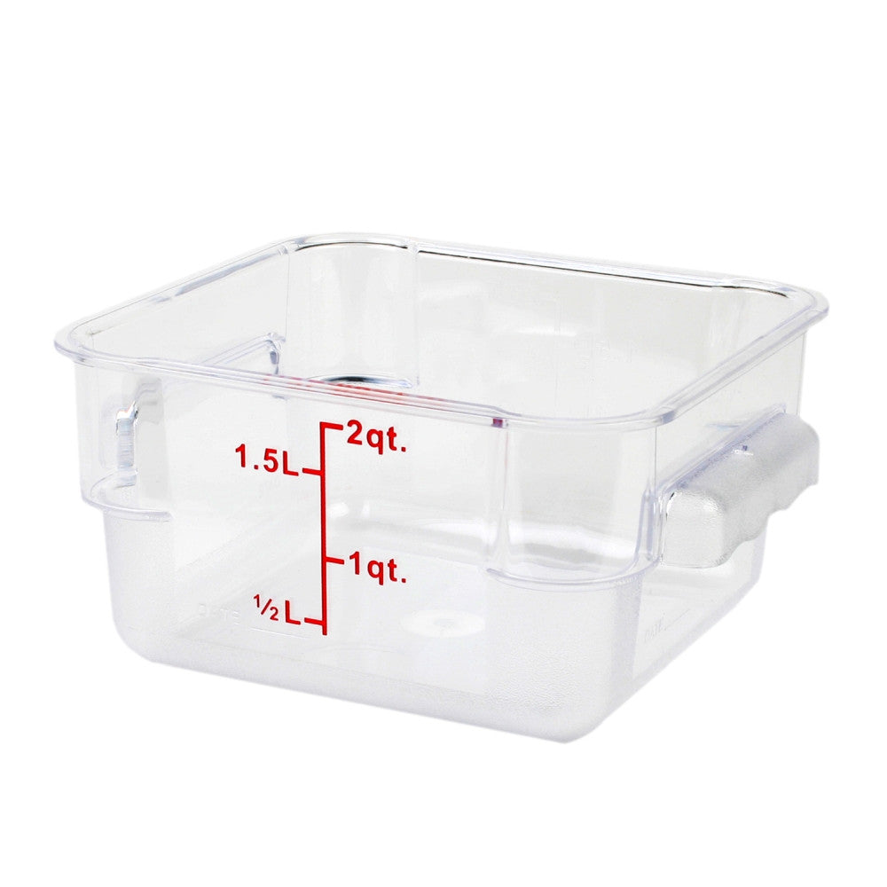 Polycarbonate Square Container 1.9 Litres