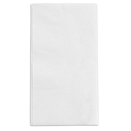 Premium 40cm 2ply 8 fold White Napkins 1x2000