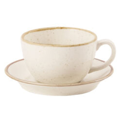 Seasons by Porcelite Oatmeal Bowl Shape Cup 25cl/9oz pack of 6