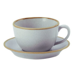 Seasons by Porcelite Stone Saucer 16cm/6.25" Box of 6