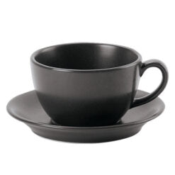 Genware Porcelain Green Bowl Shaped Cup 34cl/12oz Pack of 6