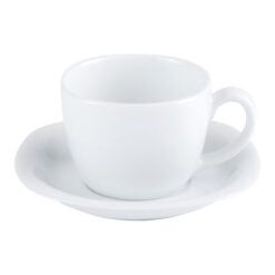 Porcelite Square Tea Cup 22cl/8oz Box of 6