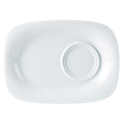Porcelite Rectangular Gourmet Plate 24x18cm/9.5"x7" Box of 6