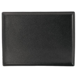 Seasons by Porcelite Graphite Rectangular Platter 27x20cm/10.75x8.25" Box of 6