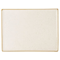 Seasons by Porcelite Oatmeal Rectangular Platter 35x25cm pack of 6