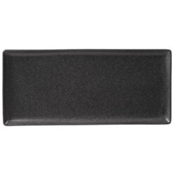 Seasons by Porcelite Graphite Rectangular Platter 35x15.5cm/13.75"x6" Box of 6