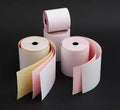 76X70 3Ply White/Pink/Yellow Till Rolls 1x20