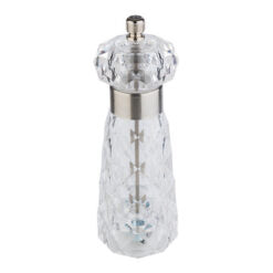 Acrylic "Diamond" Pepper mill  6cm / 2.4", H:18cm / 7.1"