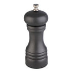 Carbon Steel "Gunmetal" Pepper mill  6cm / 2.4", H:15.5cm