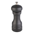 Carbon Steel "Gunmetal" Pepper mill  6cm / 2.4", H:15.5cm