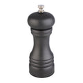 Carbon Steel "Gunmetal" Salt mill 6cm / 2.4", H:15.5