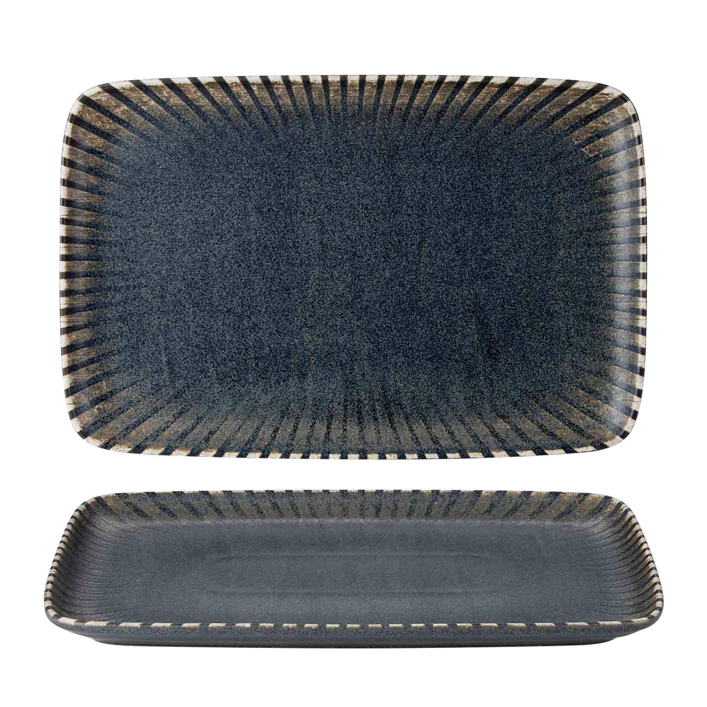 Flint Rectangular Platter 27 x 20cm / 10.5" x 7.75"  Box of 6