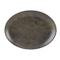 Ebony Oval Plate 36cm/14" (Boxes of 6)