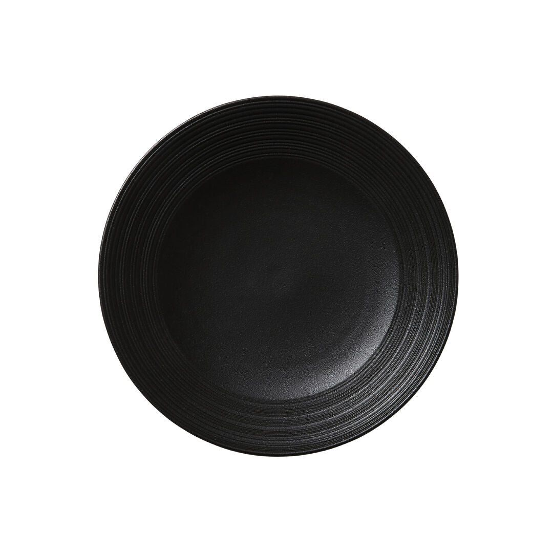 Concorde Noir Coupe Plate 23cm (9") (Boxes of 12)