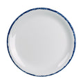 Blue Dapple Coupe Plate 20.3cm (8")