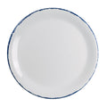 Blue Dapple Coupe Plate 25.4cm (10")