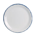 Blue Dapple Coupe Plate 15.2cm (6")