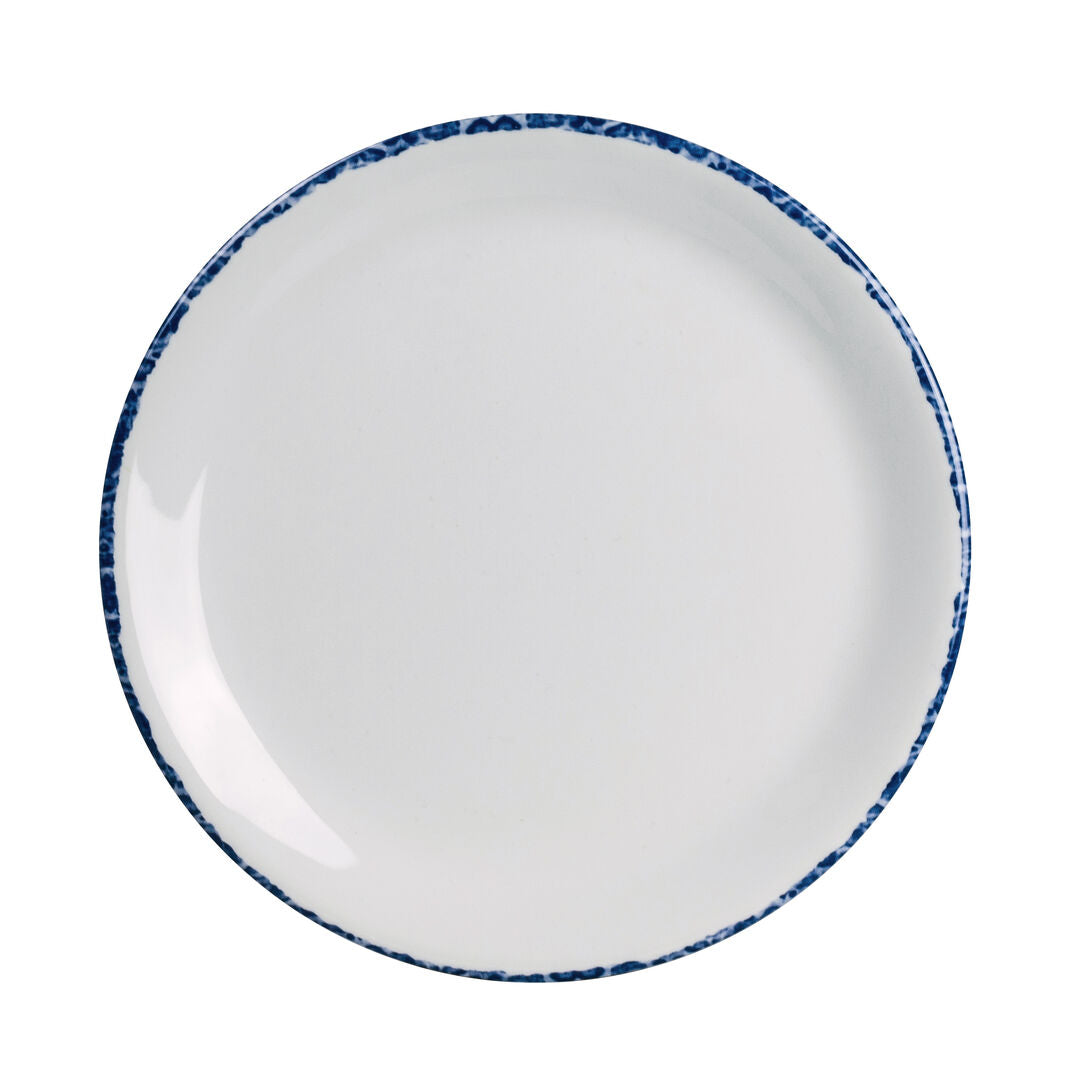 Blue Dapple Coupe Plate 15.2cm (6")