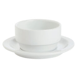 Porcelite Prestige Soup Stand/Saucer 16cm Box of 6
