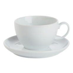 Porcelite Prestige Bowl Shaped Cup 22.5cl Box of 6