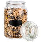 Glass Canister (includes lid & labelling area)-01 ((Pre Order Only)