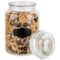 Glass Canister (includes lid & labelling area)-01 ((Pre Order Only)