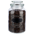 Glass Canister (includes lid & labelling area)-02 ((Pre Order Only))