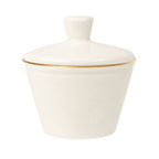 Line Gold Band Sugar Bowl with Lid 25cl (Special Purchase Item Delivery Lead Time 14 Working Days)
