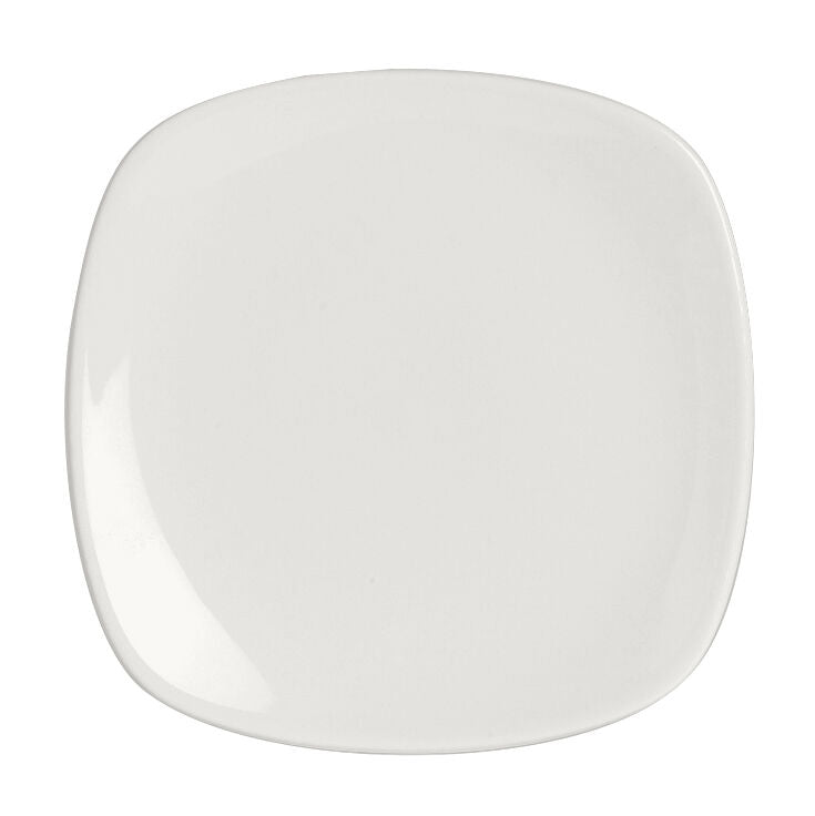 Monaco White Quadro Plate 14cm (5 1/2")
