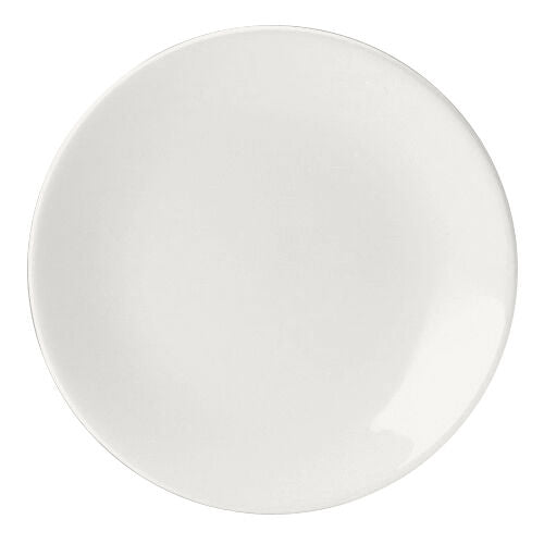 Monaco White Contour Plate 28cm (11")