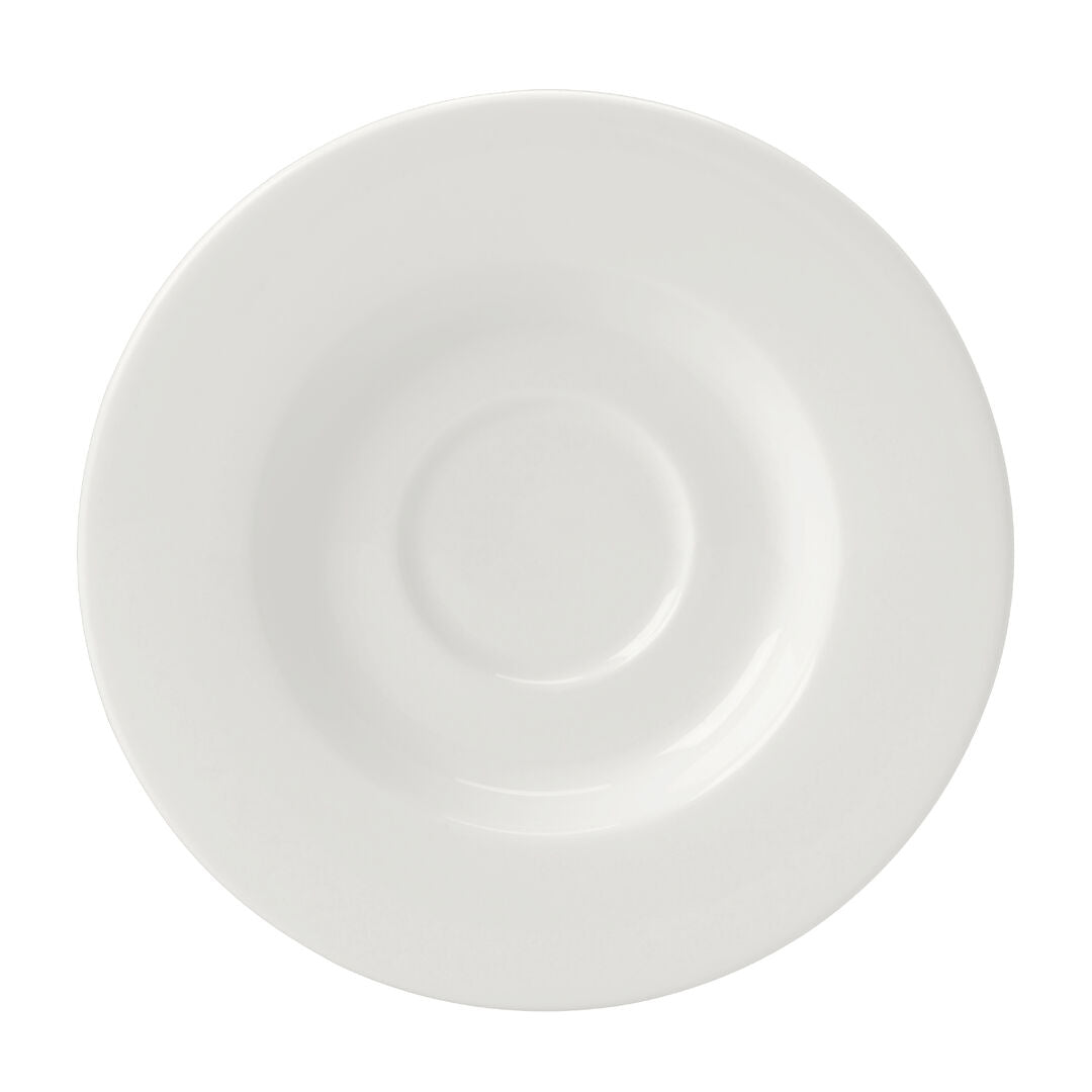 Monaco White Fine Saucer 16.5cm (6 1/2")