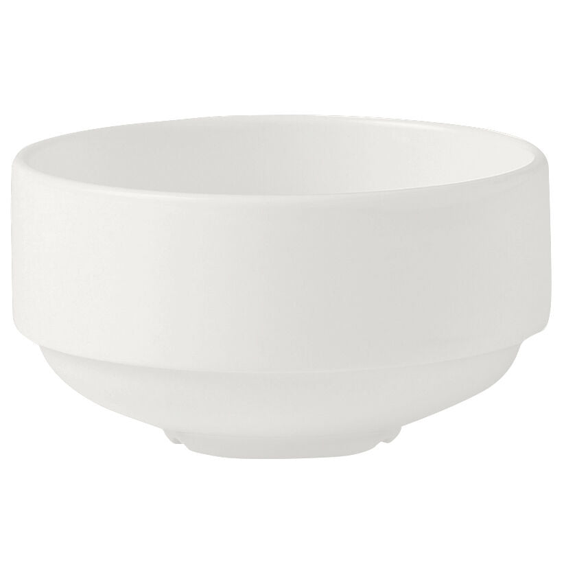 Monaco White Unhandled Stacking Soup Cup 28.5cl (10oz)