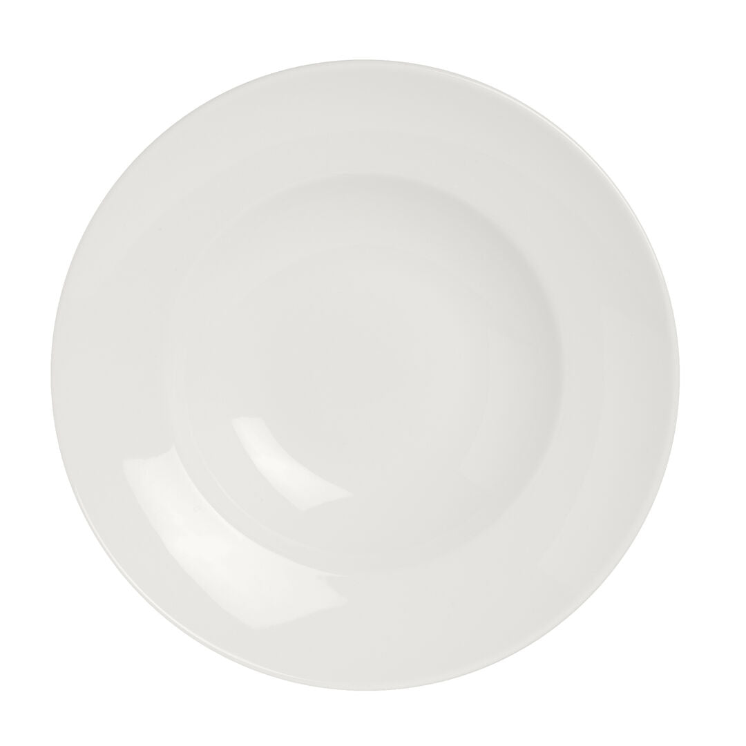 Monaco White Nouveau Bowl 23cm 21.25cl (9" 7 1/2oz)