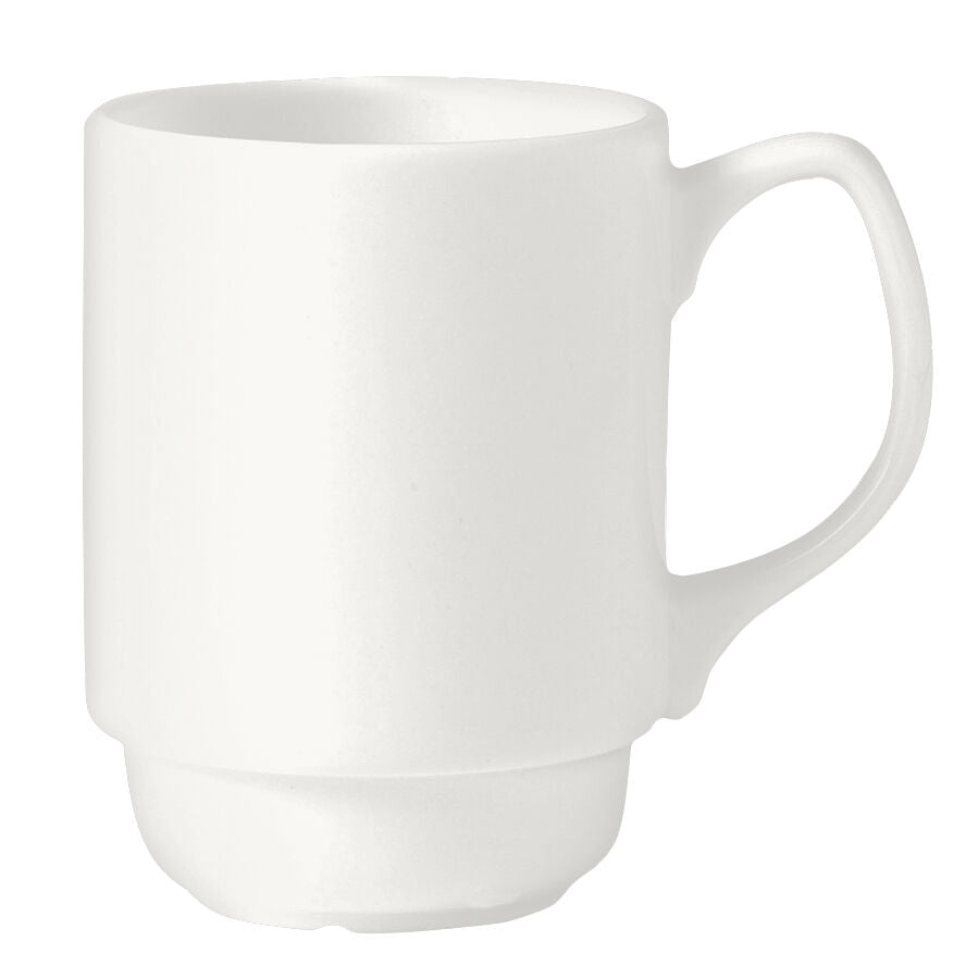 Monaco White Stacking Beaker 26cl (9oz) Box of 36