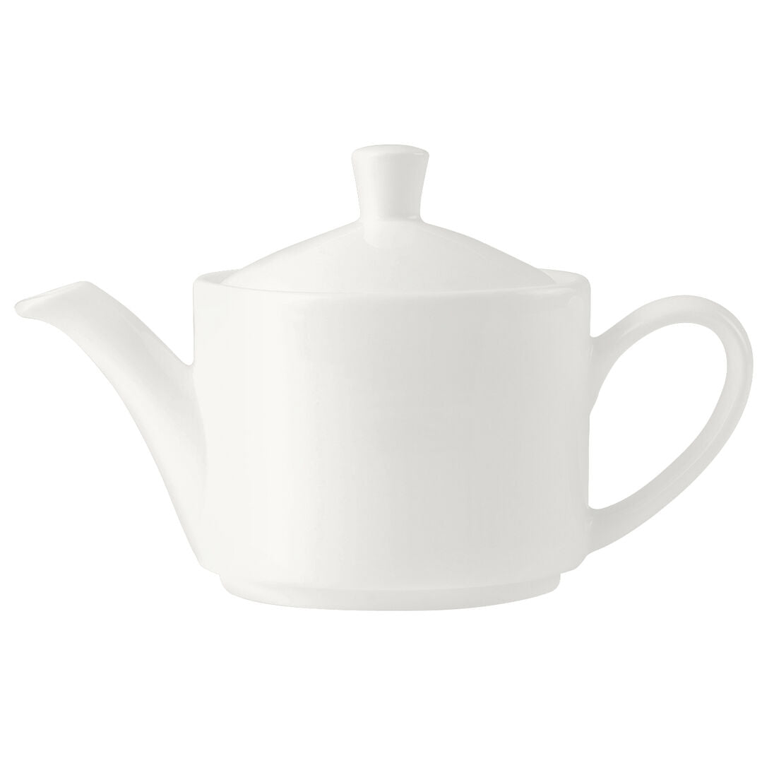 Monaco White Vogue Teapot 85.25cl (30oz) Lid C665 Box of 6