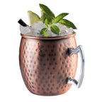 Antique Hammered Copper look Moscow Mule Barrel Mug