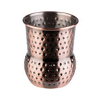 Antique Hammered Copper look Mini Shot Barrel Mugs - 4 piece