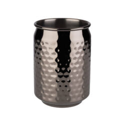 Stainless Steel "Glossy Gunmetal look" Barrel Can 7.5cm/ 3"