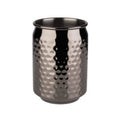 Stainless Steel "Glossy Gunmetal look" Barrel Can 7.5cm/ 3"
