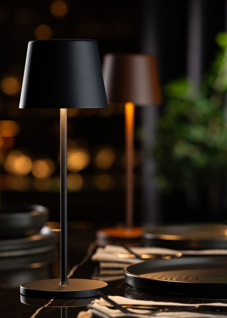 Utopia Bermuda LED Cordless Lamp 32cm - Black
